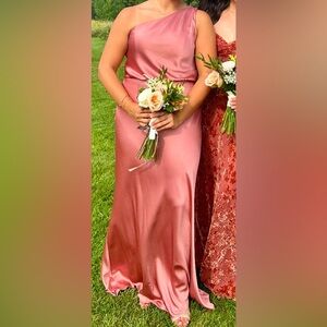 JENNY YOO SILK OCCASION DRESS